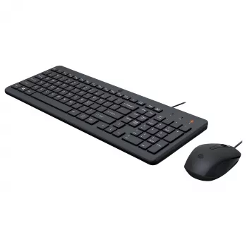 HP 150 – klaviatūros ir pelės rinkinys – USB – prancūziška
