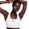 Nike Swoosh vidutinio palaikymo sportinis liemenėlė balta XL