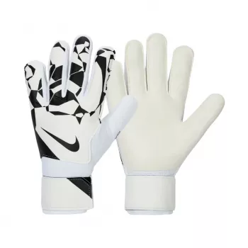 Nike Match vartininko pirštinės baltos juodos 8 dydis
