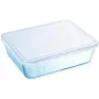 PYREX troškinio indas su dangčiu, 0,8 l, apvalus, borosilikatinis stiklas