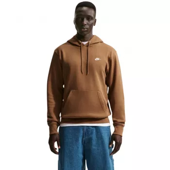 Nike Club Fleece vyriškas džemperis su gobtuvu Pecan XL