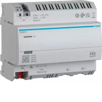 Hager Domovea basic TJAS671 KNX IP tinklų sietuvas išmaniojo namo serveris