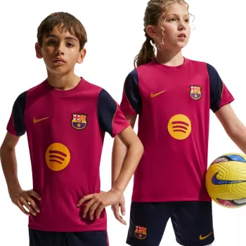 Nike FC Barcelona Strike vaikų futbolo marškinėliai bordiniai L