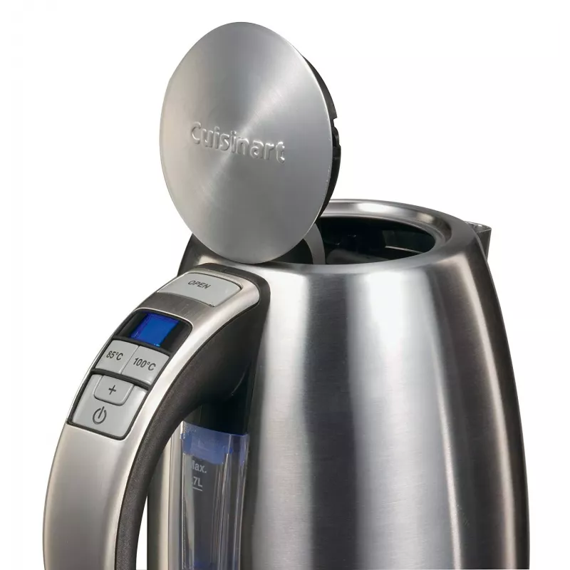 Cuisinart CPK17E-B elektrinis virdulys, 1,7 L, 1500 W, nerūdijantis plienas, 6 temperatūros nustatymai