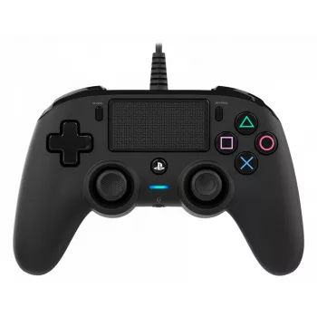 NACON PS4 Compact Controller juodas - laidinis žaidimų pultas, skirtas PS4 ir PC