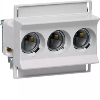 HAGER LD02K63-3SS D02 63A 3 polių keraminis D0 saugiklių pagrindas