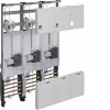 HAGER komplektinis skaitiklių skydas 3 taškų universalus Hessen 1050mm 3 laukų ZL34C4N
