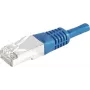 EXERTIS CONNECT Cat.6a F/UTP komutacinis kabelis, 3m, mėlynas, 10 Gbps, plonas apsauga nuo sulenkimo 859521