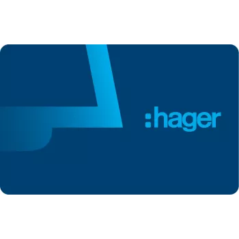 Hager RTH310X RFID prieigos kortelė, skirta ODT 2.0 lauko stotelei