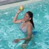 SCHILDKROT neopreninis mini amerikietiškas futbolo kamuolys, 2 dydis, minkštas tekstilės paviršius, atsparus sūriam vandeniui, 1 vnt. (970346)