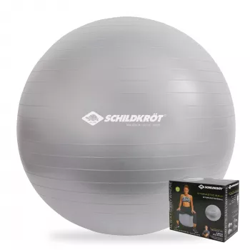 SCHILDKROT gimnastikos kamuolys 65 cm sidabrinis Anti-Burst 960156