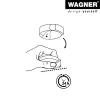 Wagner design yourself EH 5105 CLEAR grindinis durų stabdiklis, plastikinis, skaidrus (15510511)