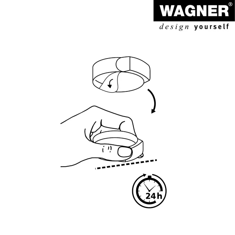 Wagner design yourself EH 5105 CLEAR grindinis durų stabdiklis, plastikinis, skaidrus (15510511)