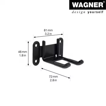 Wagner design yourself sieninis laikiklis WH 2092 juodas (15209201)