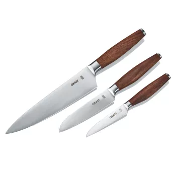 GRAEF KN 5150 Virtuvinių peilių rinkinys 3 dalių Solingen ašmenys 9cm/13cm/20cm