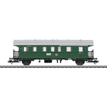 Märklin 4313 H0 greitasis keleivinis vagonas Büm 234 2 klasės DB IV epocha vandenyno mėlyna/ smėlio spalvos