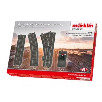 Märklin C bėgių papildymo rinkinys C1 – H0 mastelis (24900)