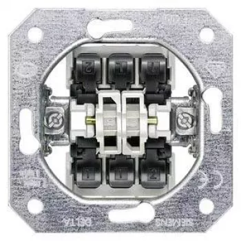 Siemens DELTA Žaliuzių/roletų jungiklis 5TA21180KK, poliarinė balta
