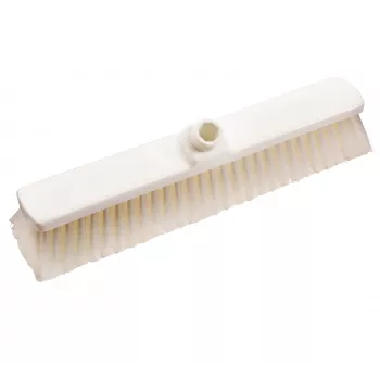 Haug Bürsten 88820 šluotos galva, baltas plastikas, 40 cm pločio, srieginė jungtis