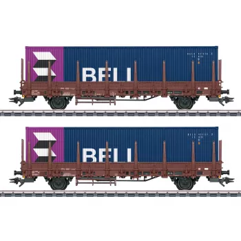 Märklin 046939 H0 dengtas krovininis vagonas Gms 30 DB III epocha AC