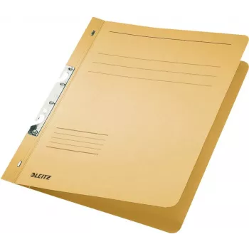 LEITZ segtuvų sąvarža su plyšiu, DIN A4, manilos kartonas, šamua spalvos, 250 gsm, 170 lapų talpa, 80 mm mechanizmas, 50 vienetų pakuotė (3746-00-11)