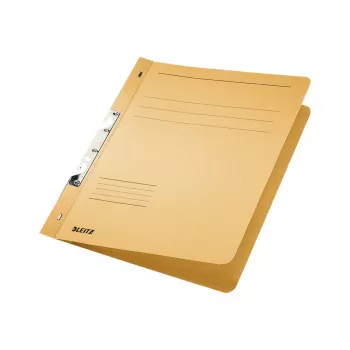 LEITZ segtuvų sąvarža su plyšiu, DIN A4, manilos kartonas, šamua spalvos, 250 gsm, 170 lapų talpa, 80 mm mechanizmas, 50 vienetų pakuotė (3746-00-11)