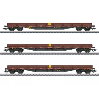 Märklin 047162 Uždengtas prekinis vagonas Gms 30 AC H0 V epocha Rudas