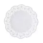 PAPSTAR Tortenspitzen apvalios tortų servetėlės Ø 28 cm, 100 vienetų, baltos nėrinių rašto 12268