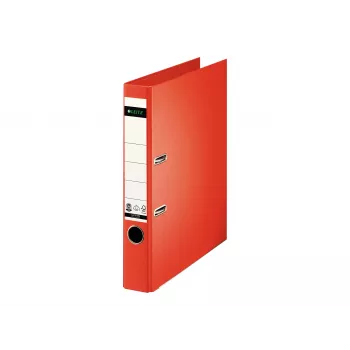 LEITZ 180° svirtinio mechanizmo segtuvas A4 50 mm šviesiai raudonas kartoninis 1008-00-20