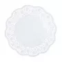 PAPSTAR apvalios torto servetėlės, 30 cm, baltos, 100 vnt. (12263)