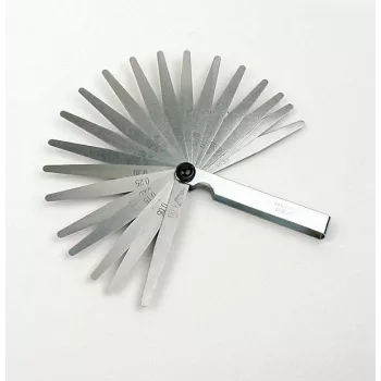 BRÜDER MANNESMANN MAN M247-20 tarpų matuoklių rinkinys, 20 plokštelių, 0,05–1,0 mm, metrinė