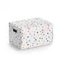 Zeller Dots laikymo dėžė balta su taškeliais 25 x 35 x 20 cm 14475