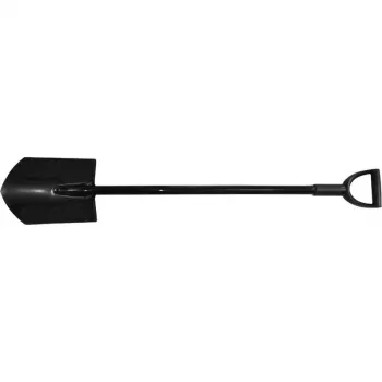 BRÜDER MANNESMANN M63120 Metalinis kastuvas 1180 mm juodas velėnai šalinti ir šaknims pjauti