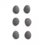 Zeller 6 akmens magneta pilki 2,1 x 1,8 x 1,0 cm (11219)