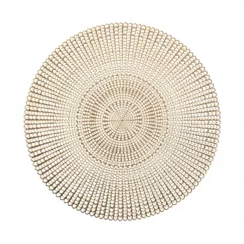 Zeller 6 dalių auksinių ažūrinių padėkliukų rinkinys | 45 x 30 cm | PVC 27003