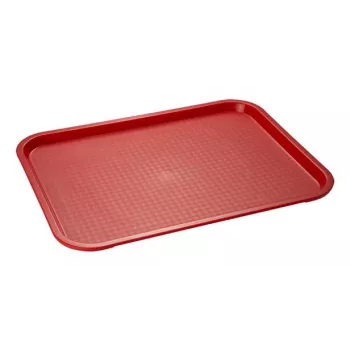 APS greito maisto padėklas 450 x 355 mm raudonas polipropilenas