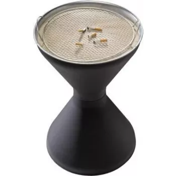 APS DIABOLO 574 cinkuoto plieno stovimas peleninė, 60 cm aukščio, 40 cm skersmens, 1,5 kg smėlio