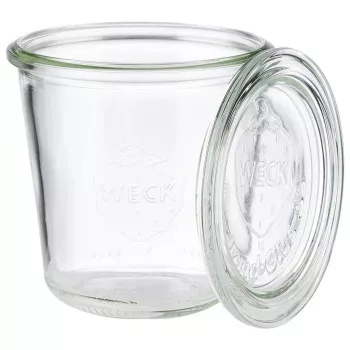 APS Weck stiklainis su dangteliu, kūgio formos, 290 ml, 6 dalių rinkinys, skersmuo 90 mm, aukštis 90 mm (82352)