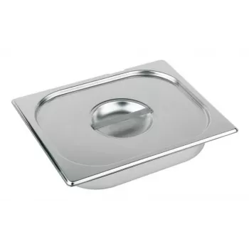 APS GN 1/2 dangtis 325 x 265 x 35 mm nerūdijantis plienas, be šaukšto įpjovos, tinka plauti indaplovėje - 1 vnt. (81295)