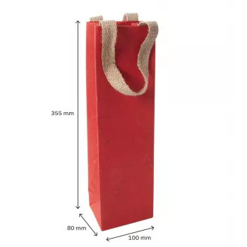 SIGEL raudonos Coco rašto popierinės dovanų dėžutės, 10 x 35,5 cm, 5 vnt. (ET012)