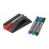 SIGEL BA151 Lentos priedų rinkinys, 4 sausi trynami žymekliai, magnetinė trintukas, magnetinis žymeklių laikiklis, valymo purškalas 50 ml, 10 valymo šluostės, juodas