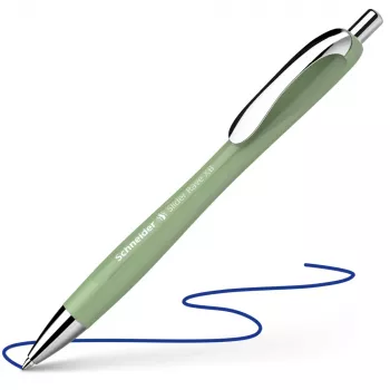 Schneider Slider Rave XB tušinukas, mėlynas rašalas, žalias korpusas 50-132544