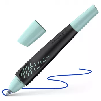 Schneider Breeze rutulinis rašiklis Black-Mint 0,6 mm mėlynu rašalu (188815)