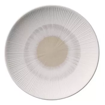 APS BLUSH Pietų lėkštė plokščia 210 mm smėlio spalvos melaminas sudedama į rietuvę galima plauti indaplovėje atspari karščiui 1 vnt. 85503