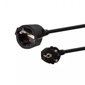 E+P Schuko ilgintuvas SV 12 10 m juodas - 1 lizdas