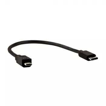 E+P CC 324/02 USB 3.1 laidas, 0,2 m, USB-C į Micro-B, juodas 0000853270