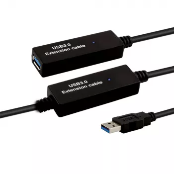 E+P USB 3.0 aktyvus prailginimo kabelis 10 m juodas CC380/10 874110