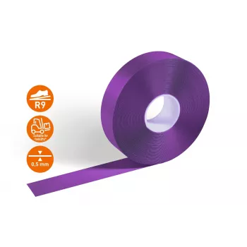 DURABLE DURALINE 50/05 lipni grindų žymėjimo juosta, PVC, violetinė, 50 mm x 5 m 102112