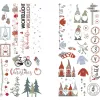 Rayher Dekoartikel perkeliamosios plėvelės Nordic Winter įvairiaspalvės 2 lapai (31663000)