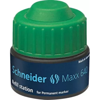 Schneider Maxx 640 žymeklio papildymo rašalas žalias 30 ml 164004